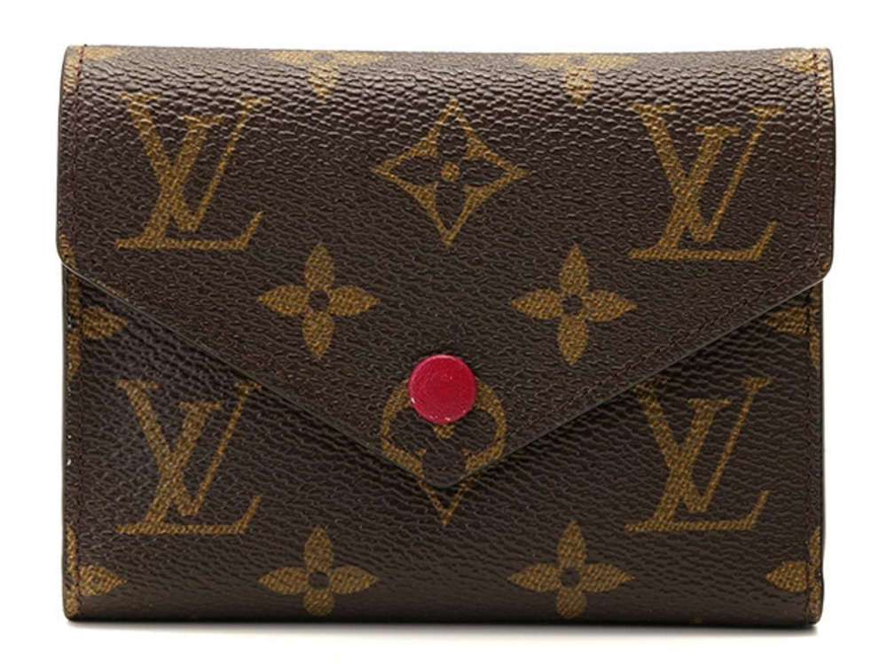 LOUIS VUITTON Portefeuille Victorine Monogram Fuschia Pink